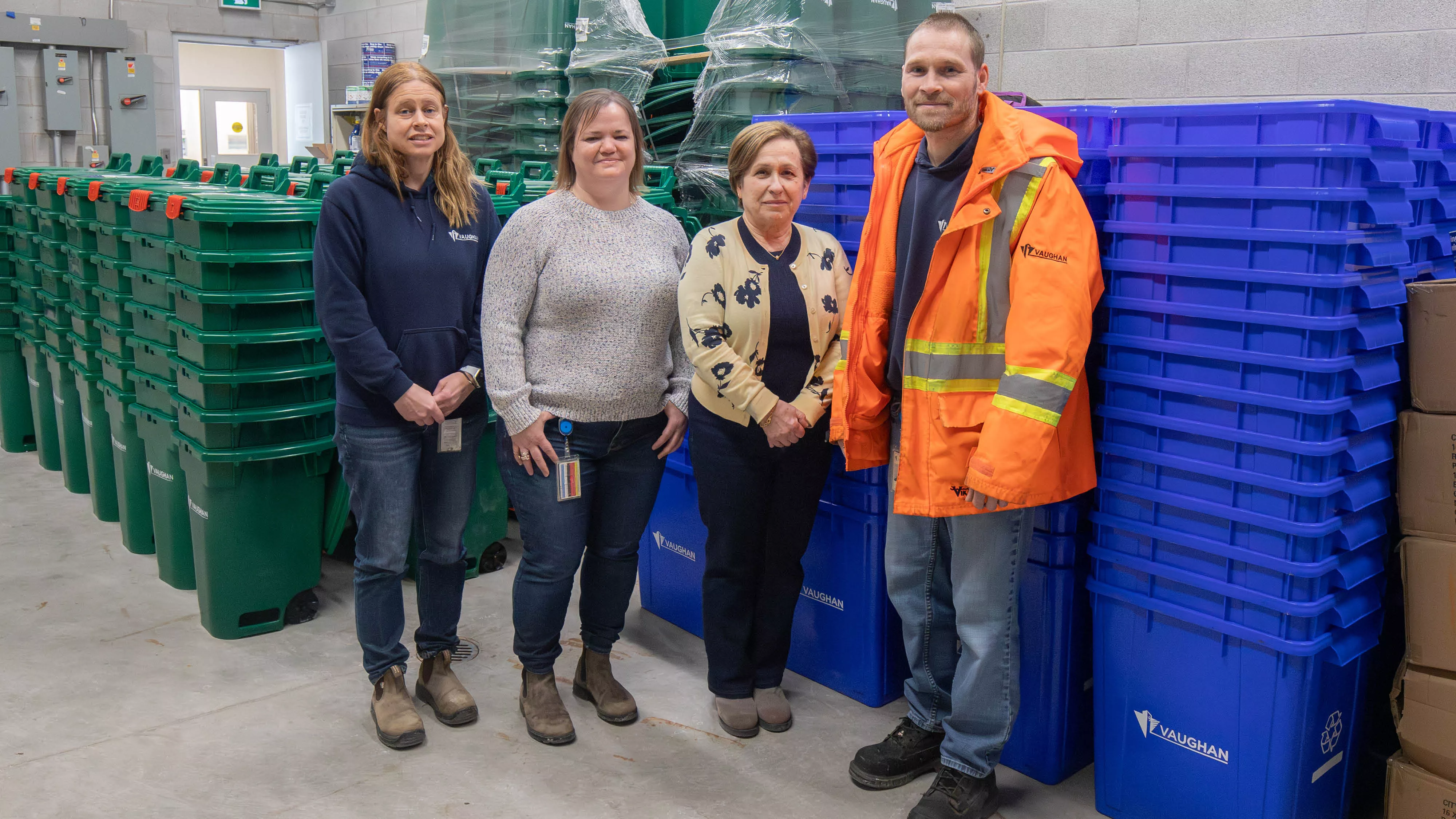 the solid waste management team